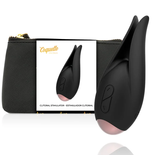 Klitorialstimulator Schwarz / Gold von Coquette Toys kaufen | Fesselliebe