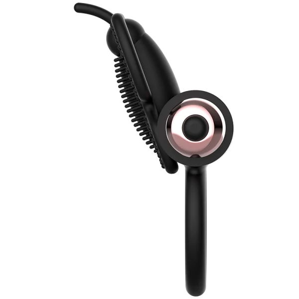 Cockring Schmetterling mit Vibrator Schwarz/ Gold von Coquette Toys kaufen | Fesselliebe