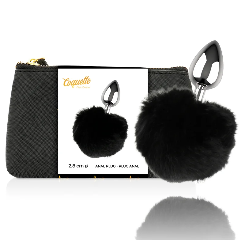 Analplug Metallgrösse L 2.8 X 4.1 cm von Coquette Toys kaufen | Fesselliebe