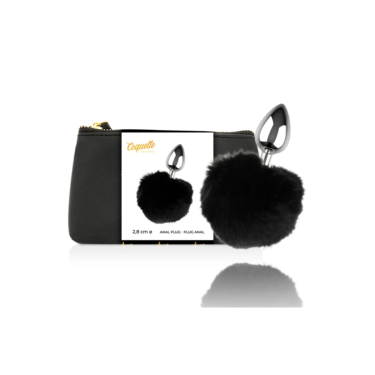 Analplug Metallgrösse L 2.8 X 4.1 cm von Coquette Toys kaufen | Fesselliebe
