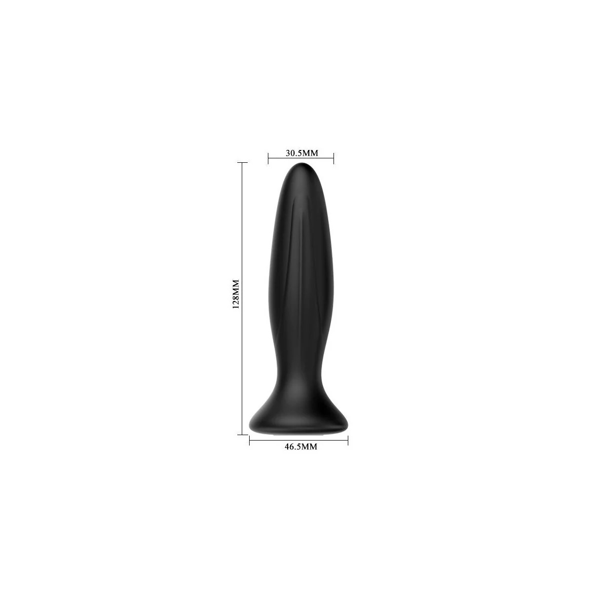 wiederaufladbarer Schwarzer Vibrator Analsplug von Mr Play kaufen | Fesselliebe