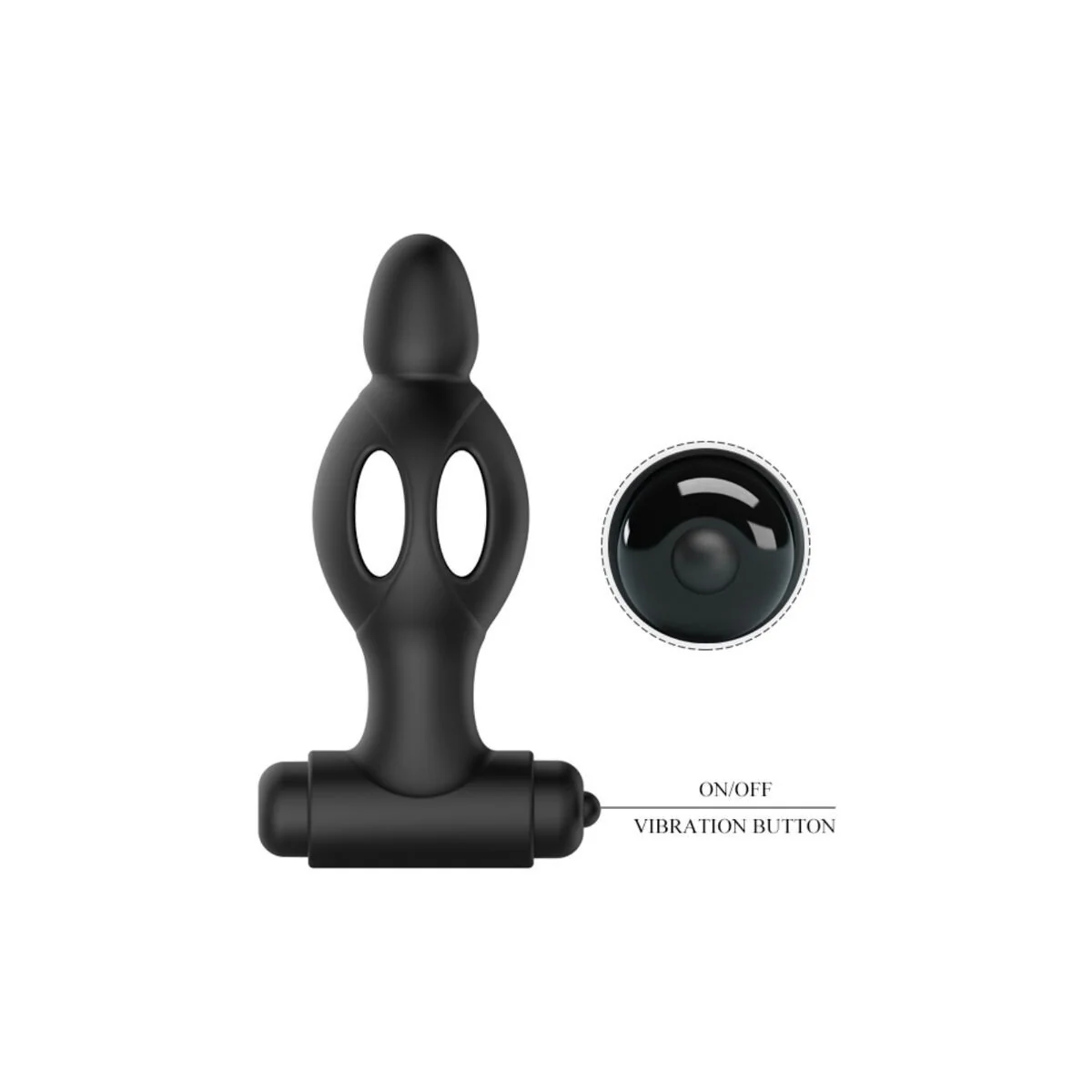 Silikon Analsplug mit Vibration von Mr Play kaufen | Fesselliebe