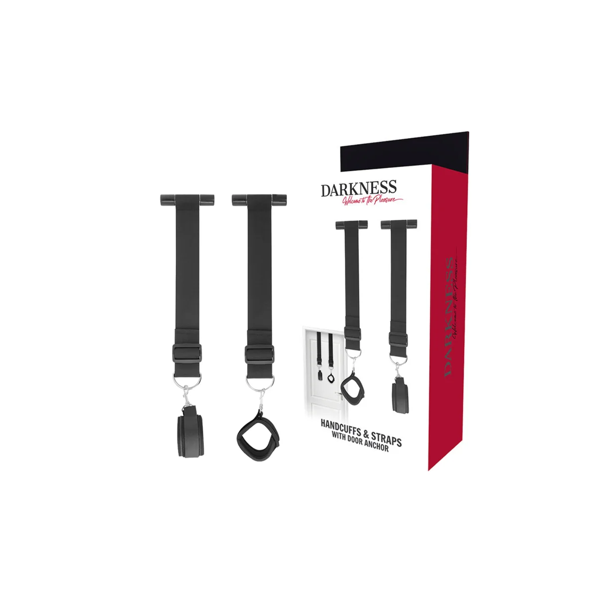 Bondage-Tür-Handschellen von Darkness Bondage kaufen | Fesselliebe