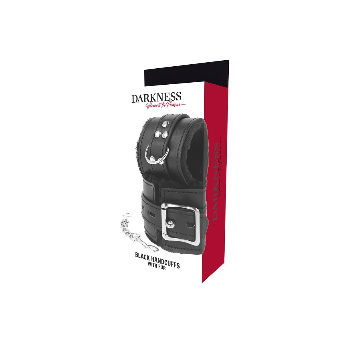 Schwarz Gefütterte Bdsm-Handschellen von Darkness Bondage kaufen | Fesselliebe