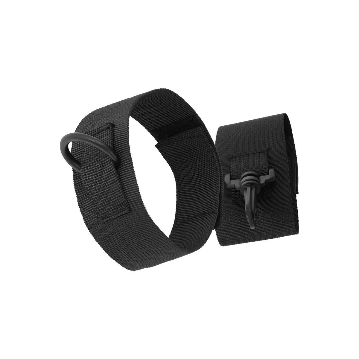 Knöchelmanschetten aus Schwarzem Nylon von Darkness Bondage kaufen | Fesselliebe