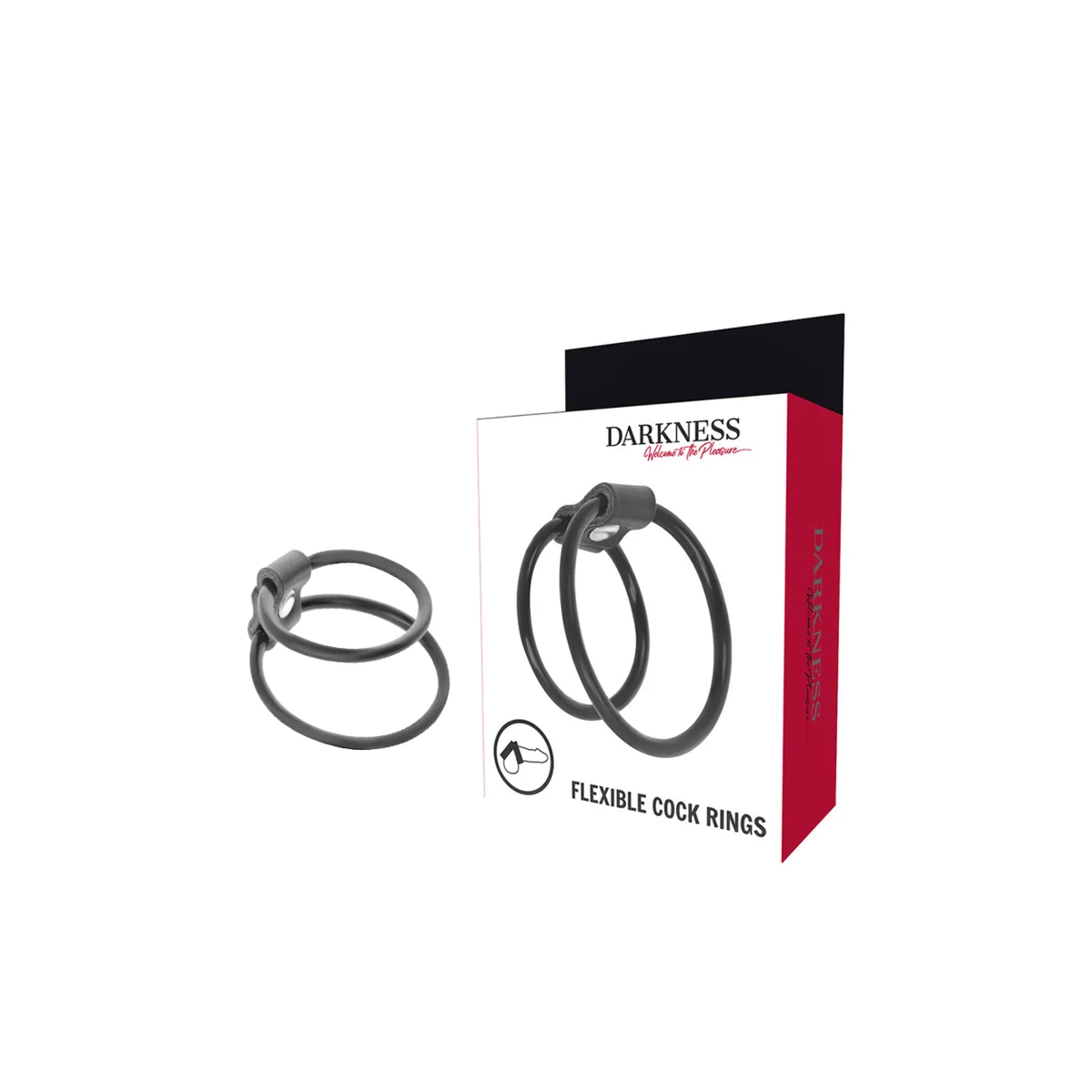 Verstrkende Duo-Penisringe. von Darkness Bondage kaufen | Fesselliebe