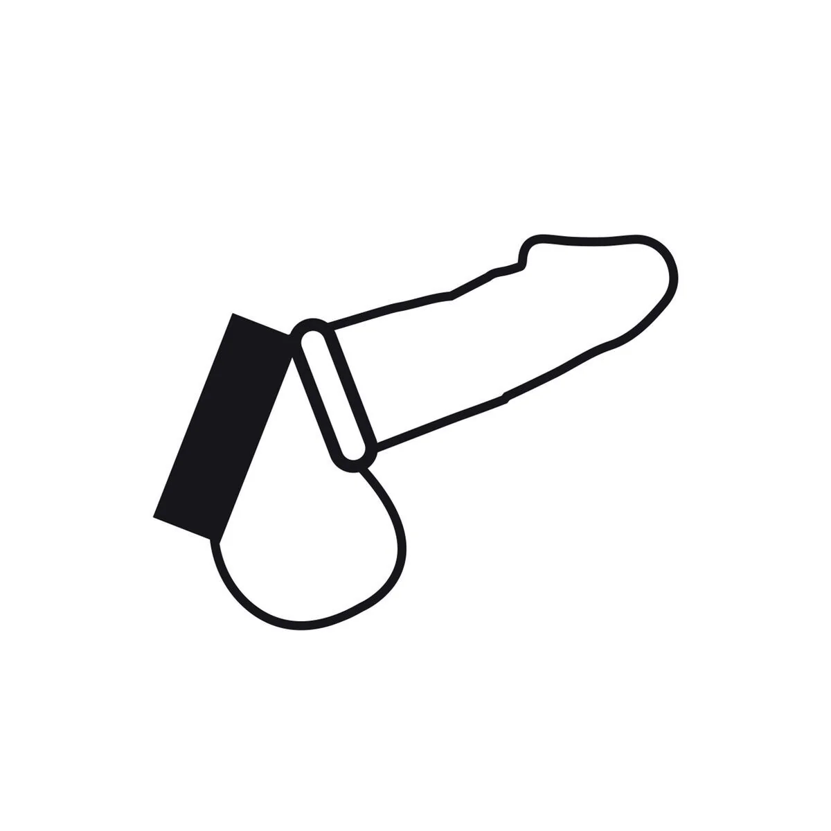 Metallring für Penis und Hoden von Darkness Bondage kaufen | Fesselliebe