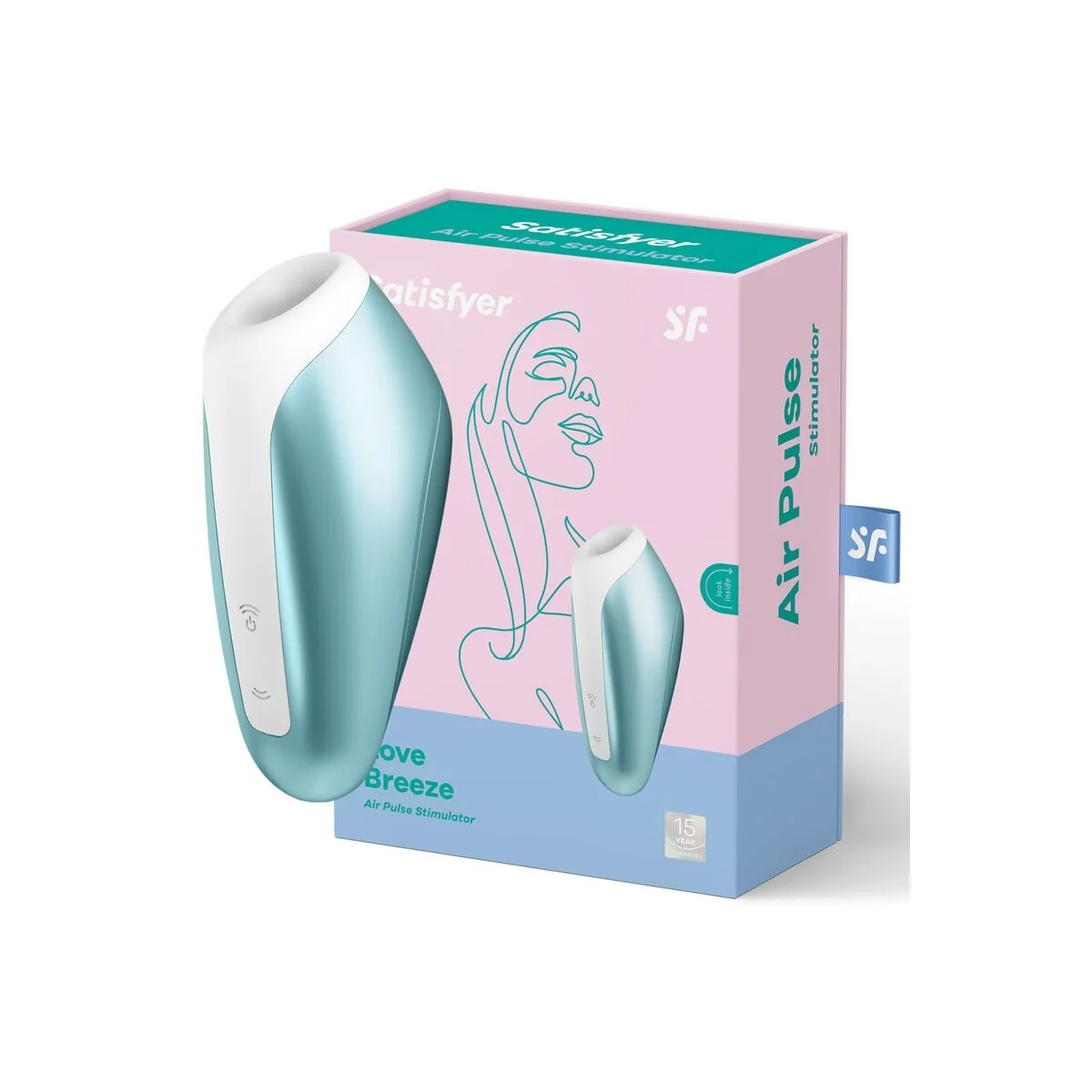 Love Breeze Succionador Ice Blue von Satisfyer Air Pulse kaufen | Fesselliebe