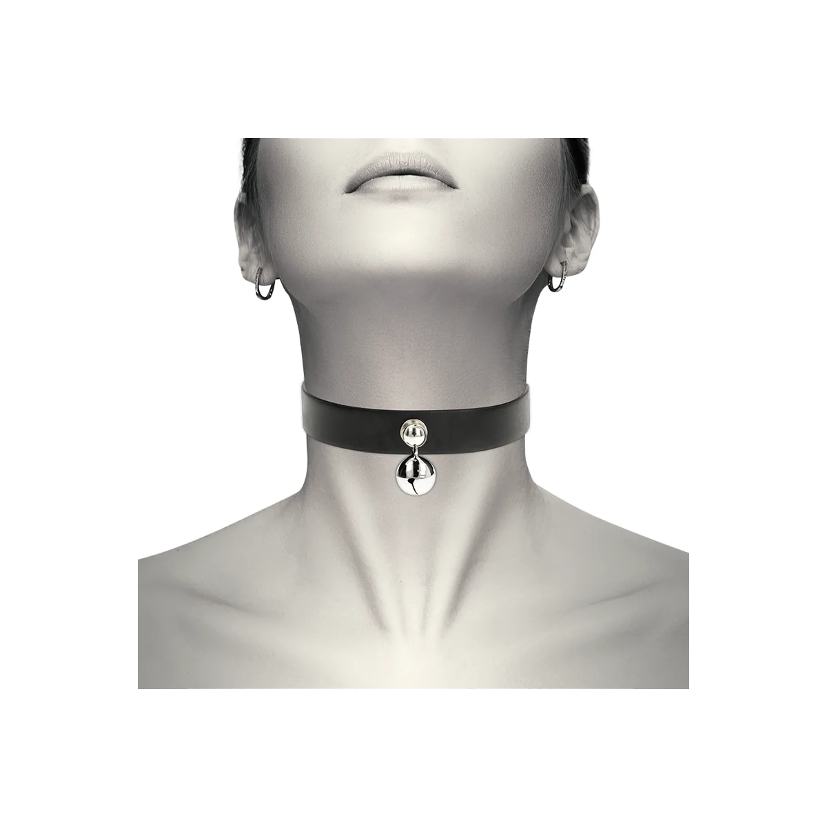 Halskette aus Veganem Leder für Damen Rassel-Zubehör von Coquette Accessories kaufen | Fesselliebe