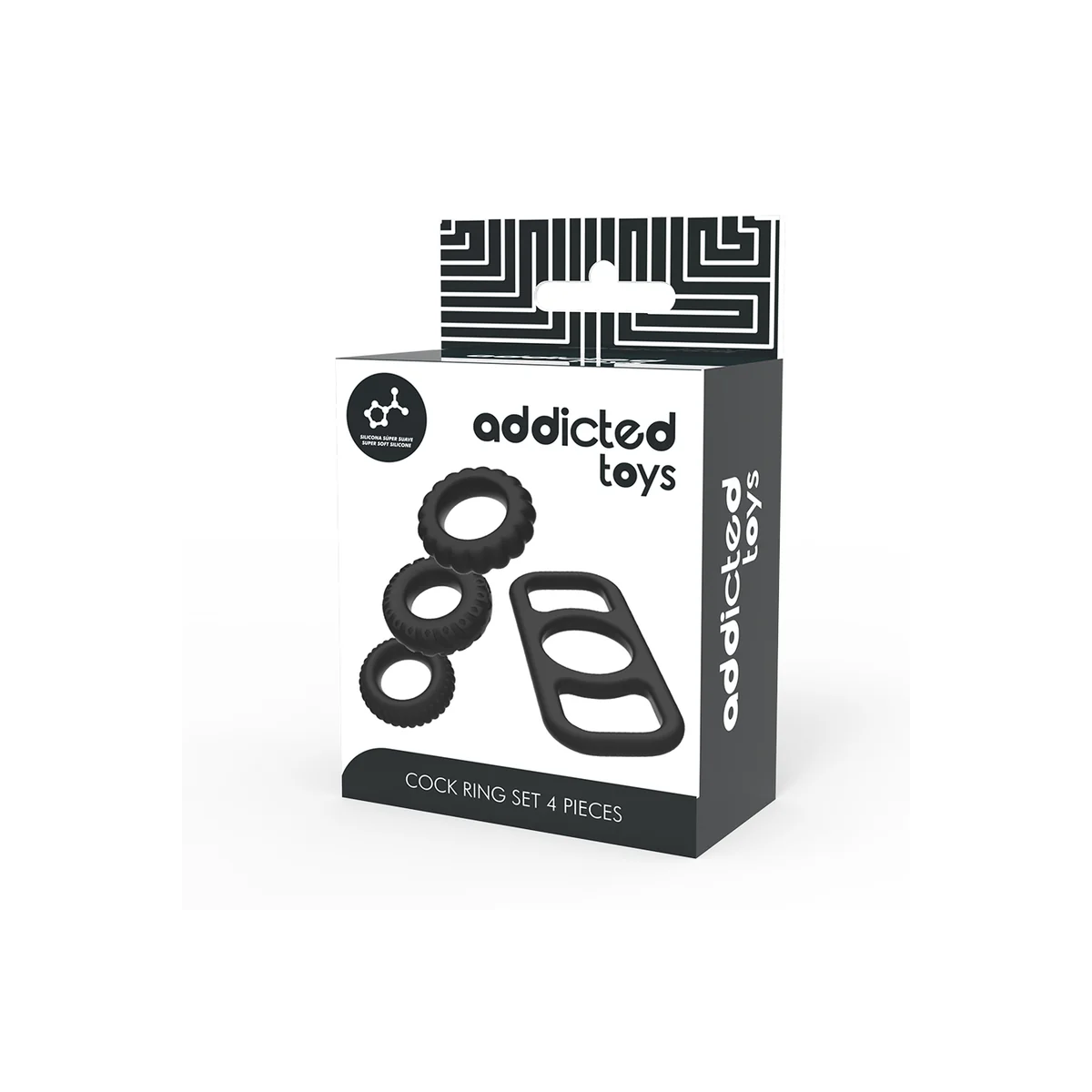 Cock Ring Set 4 Stück von Addicted Toys kaufen | Fesselliebe