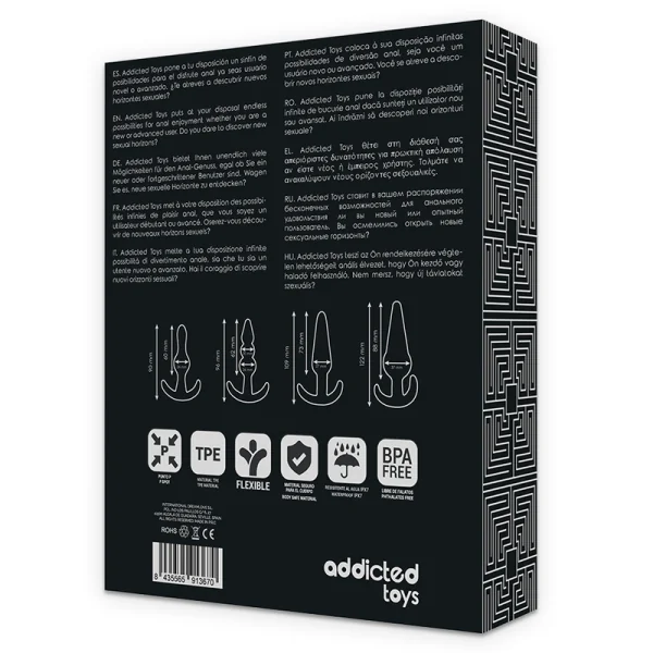 Set 4 Analplug von Addicted Toys kaufen | Fesselliebe