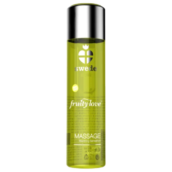 Fruity Love Massageöl mit Wärmendem Effekt Vanille und Goldbirne 120 ml von Swede kaufen | Fesselliebe
