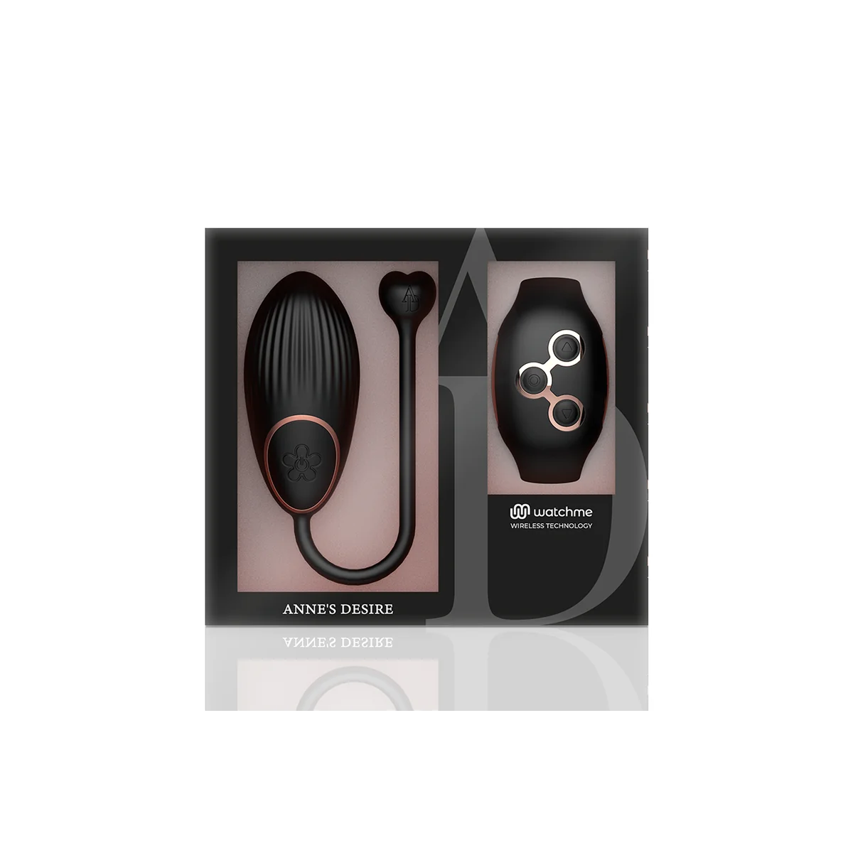 Egg mit Fernbedienungstechnologie Watchme Schwarz/Gold von Anne´S Desire kaufen | Fesselliebe