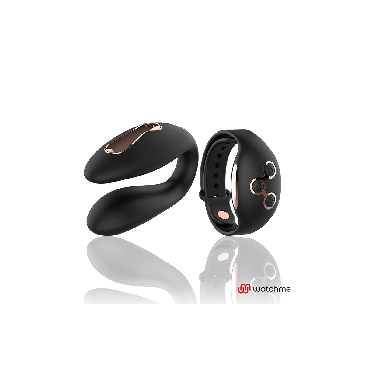Dual Pleasure Tecnolog A Watchme Schwarz/Gold von Anne´S Desire kaufen | Fesselliebe