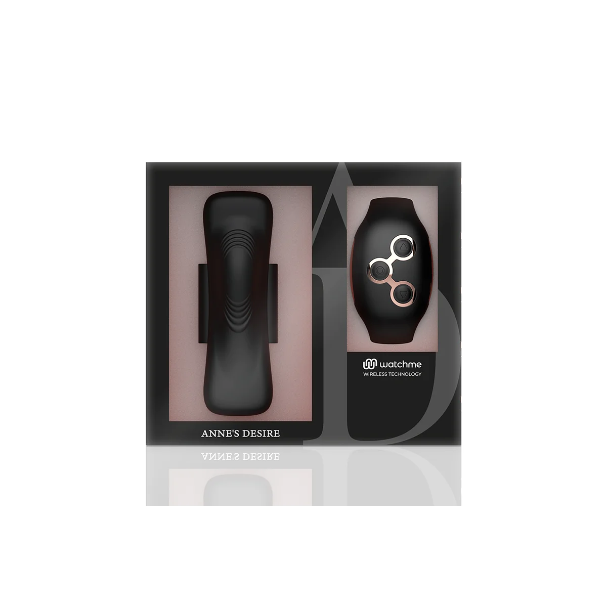 Panty Pleasure Tecnolog A Watchme Schwarz/Gold von Anne´S Desire kaufen | Fesselliebe