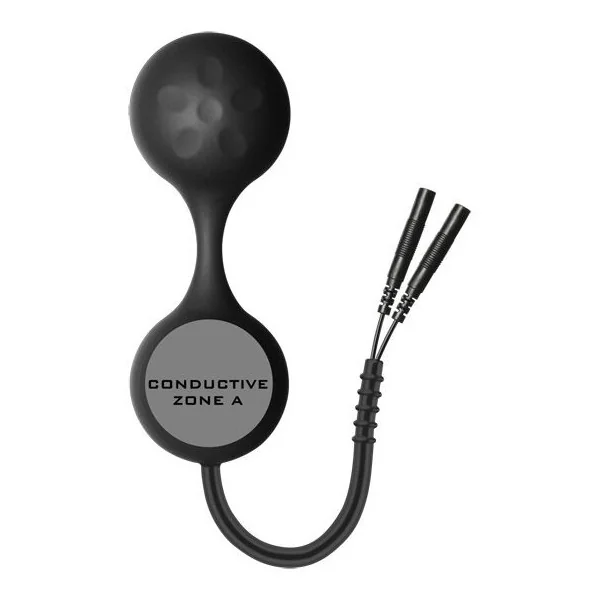 Lula Silicone Schwarz Kegel Excersisor von Electrastim kaufen | Fesselliebe
