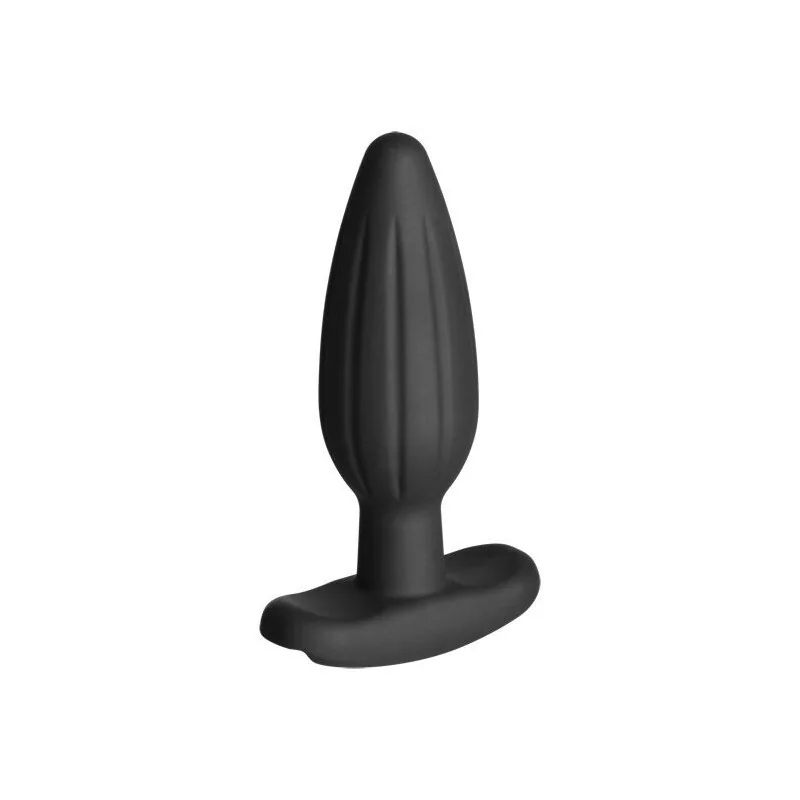 Silikon Schwarz Rocker Butt Plug Mittel von Electrastim kaufen | Fesselliebe 2
