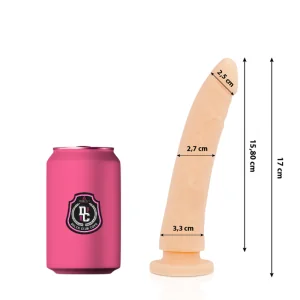 Toys Dildo Natürliches Medizinisches Silikon 17 cm -O- 3 cm von Deltaclub kaufen | Fesselliebe