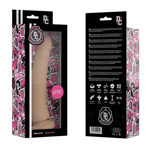 Toys Natürlicher Dildo Medizinisches Silikon 20 cm -O- 4 cm von Deltaclub kaufen | Fesselliebe