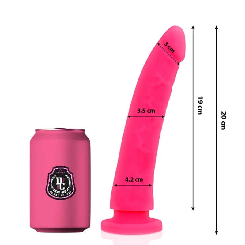 Toys Rosa Dildo Medizinisches Silikon 20 cm -O- 4 cm von Deltaclub kaufen | Fesselliebe