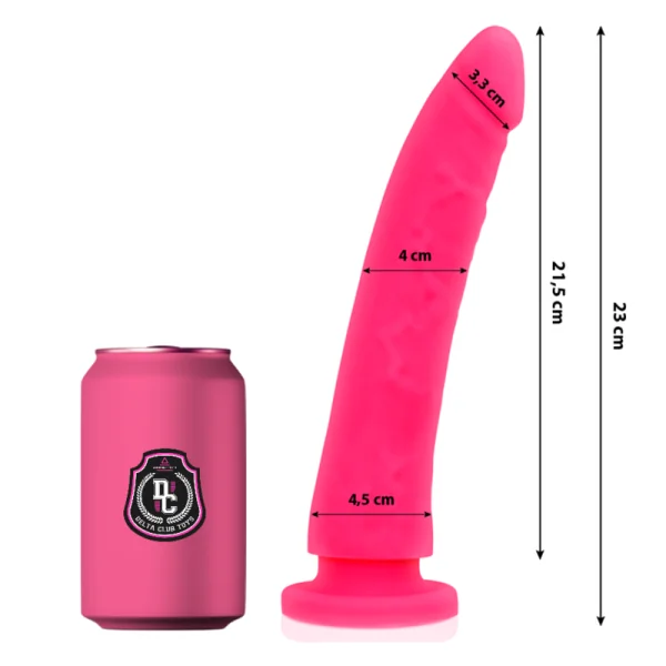 Toys Rosa Dildo Medizinisches Silikon 23 cm -O- 4.5 cm von Deltaclub kaufen | Fesselliebe