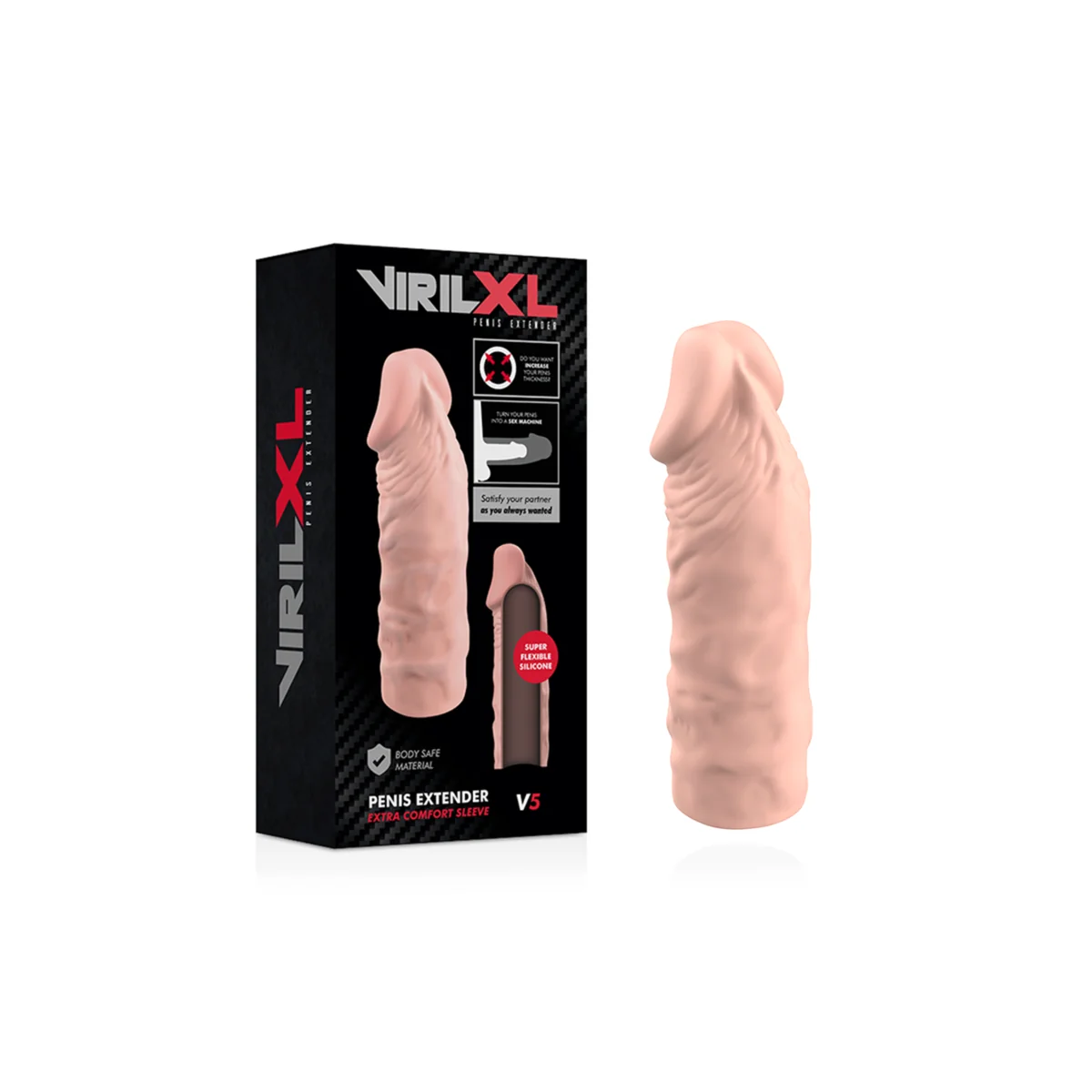 Natürliche Penisverlängerung aus Flüssigem Silikon V5 von Virilxl kaufen | Fesselliebe