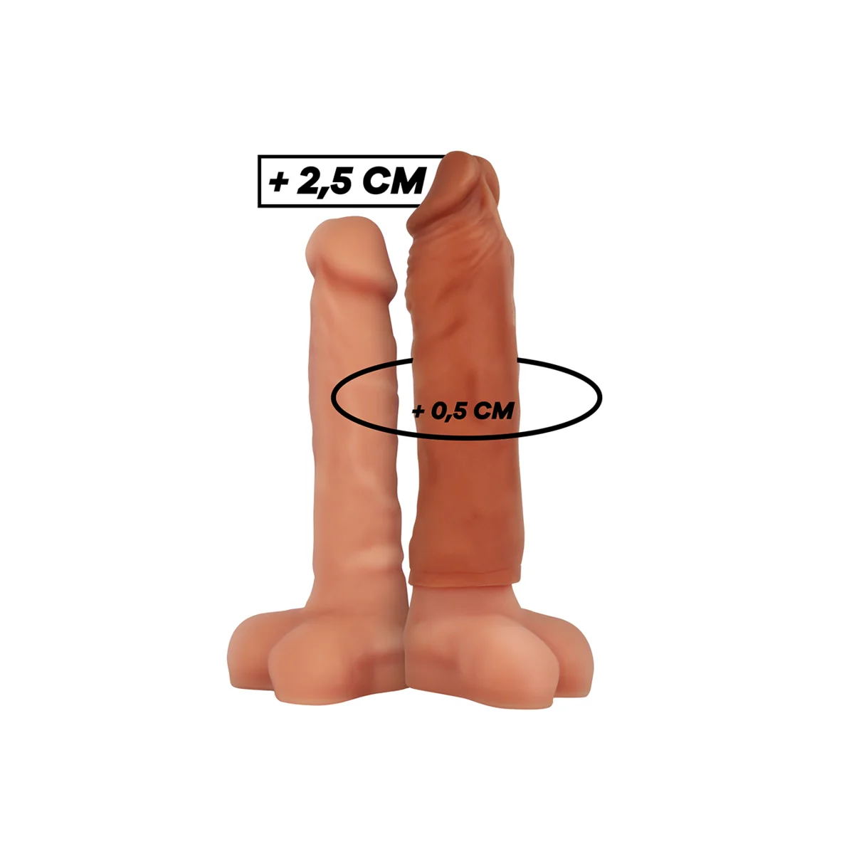 Flüssige Silikon V5 Braune Penisverlängerung von Virilxl kaufen | Fesselliebe
