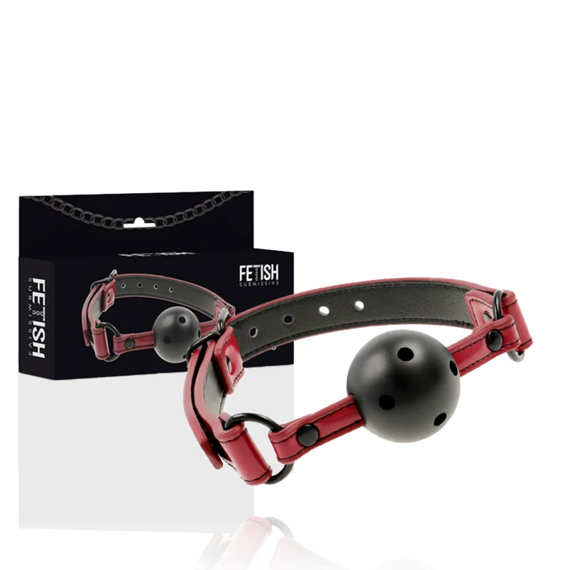 Atmungsaktiver Gag von Fetish Submissive Dark Room kaufen | Fesselliebe 2