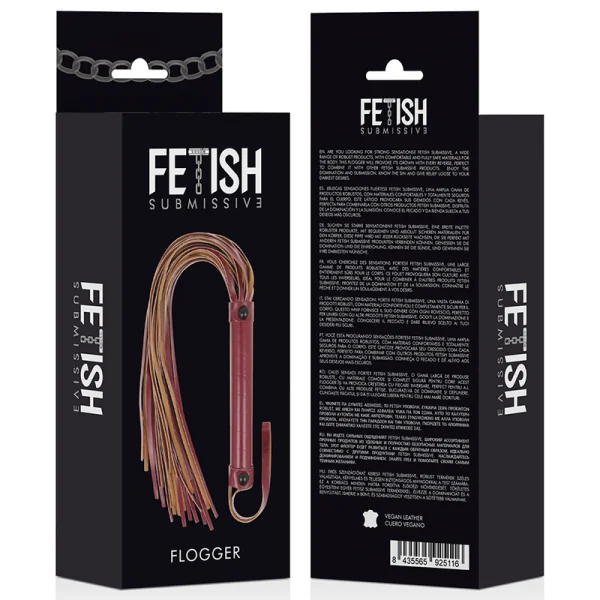 Peitsche aus Veganem Leder von Fetish Submissive Dark Room kaufen | Fesselliebe
