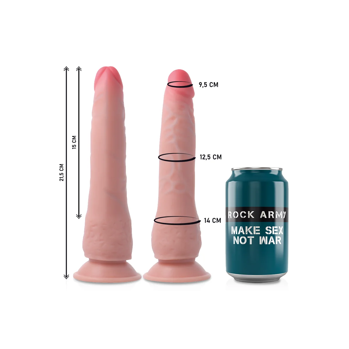 Gurt + Dual Density Crusader 21.5 cm -O- 4.46 cm von Rock Army kaufen | Fesselliebe