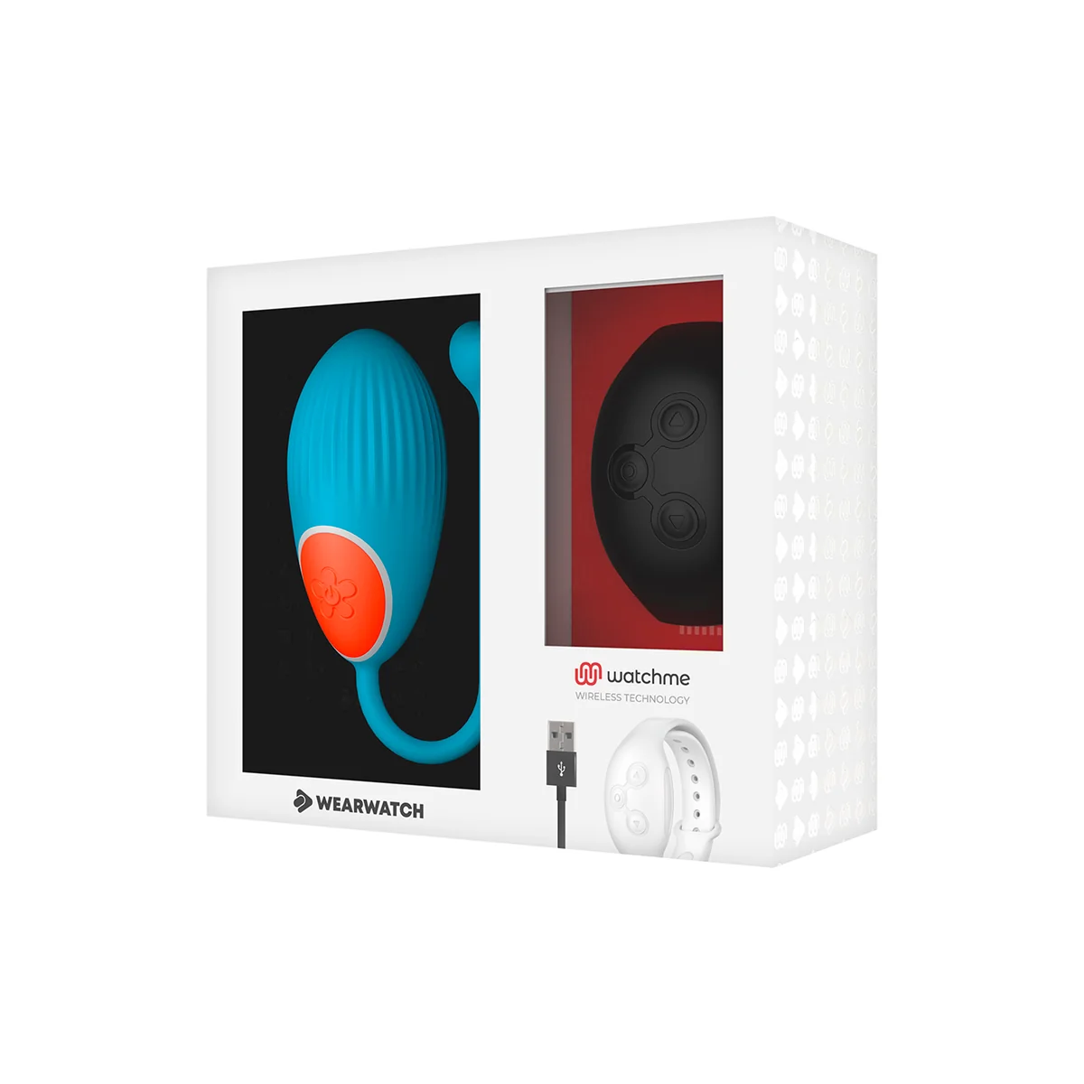 Watchme-Technologie mit Fernbedienung Egg Blue / Jet von Wearwatch kaufen | Fesselliebe