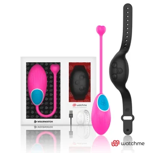 Watchme-Technologie mit Fernbedienung Egg Fuchsia / Jet von Wearwatch kaufen | Fesselliebe