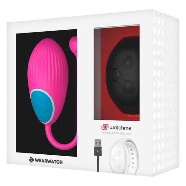 Watchme-Technologie mit Fernbedienung Egg Fuchsia / Jet von Wearwatch kaufen | Fesselliebe