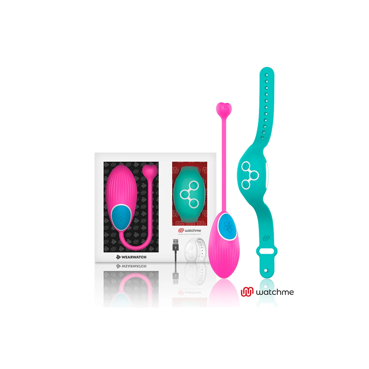 Watchme-Technologie mit Fernbedienung Ei Fuchsia / Meerwasser von Wearwatch kaufen | Fesselliebe