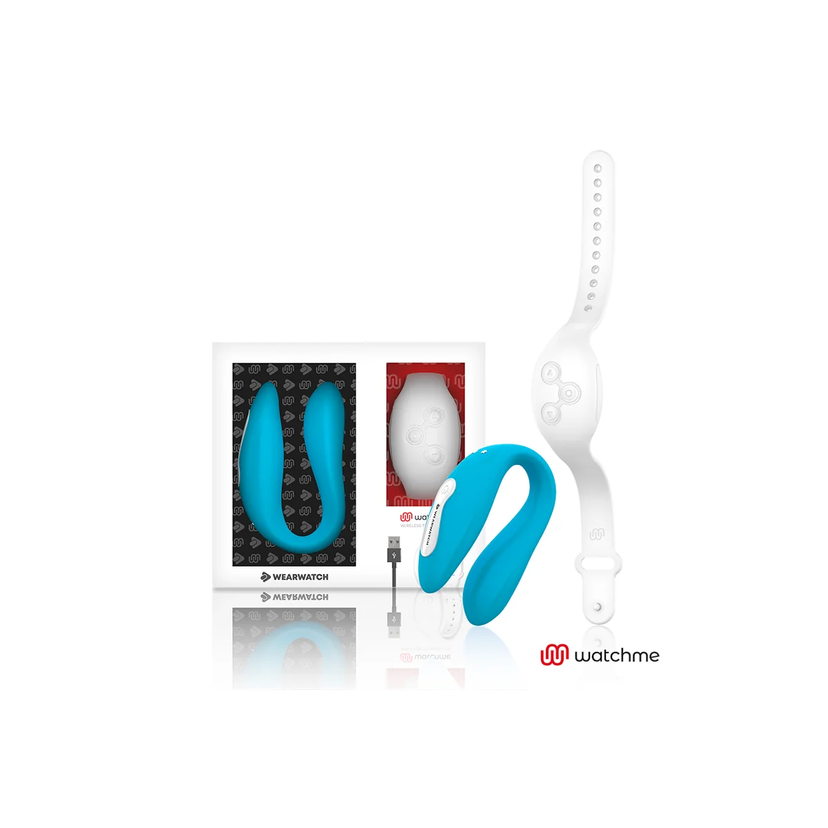 Watchme Dual Technology Vibrator Indigo/Snow von Wearwatch kaufen | Fesselliebe