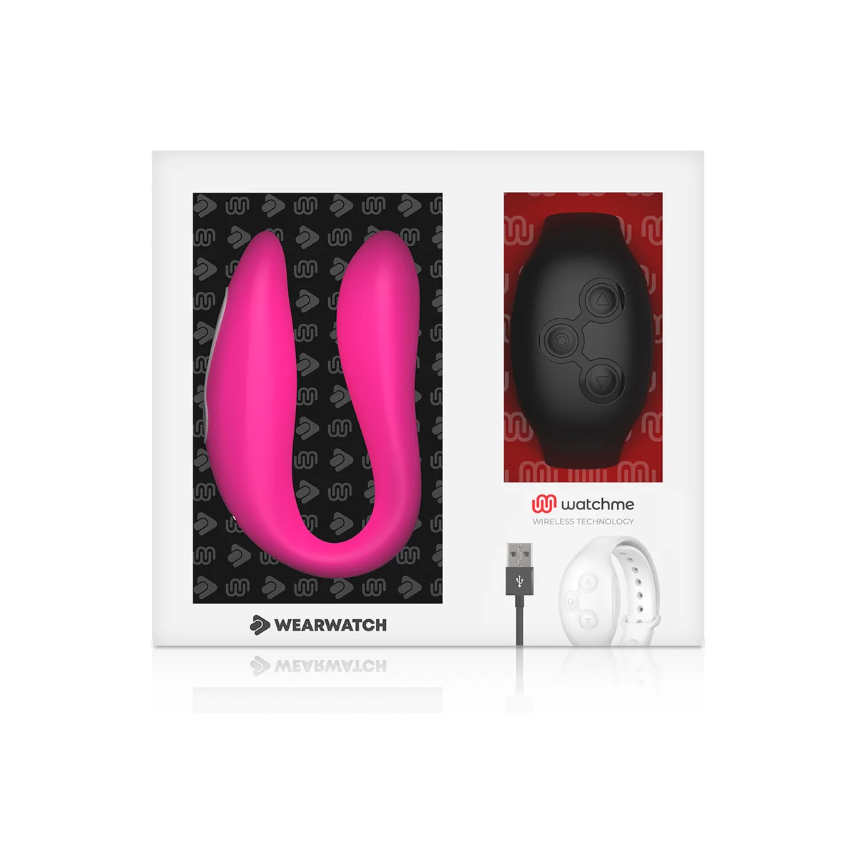Watchme Dual Technology Vibrator Fuchsia/Azabache von Wearwatch kaufen | Fesselliebe