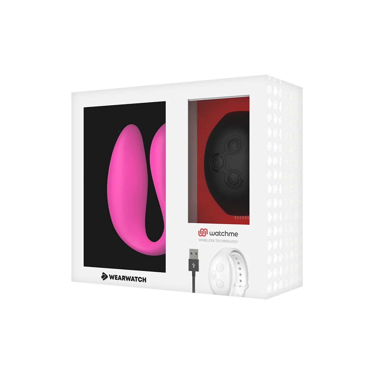 Watchme Dual Technology Vibrator Fuchsia/Azabache von Wearwatch kaufen | Fesselliebe