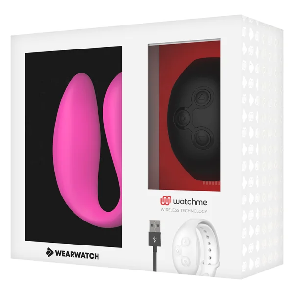 Watchme Dual Technology Vibrator Fuchsia/Azabache von Wearwatch kaufen | Fesselliebe
