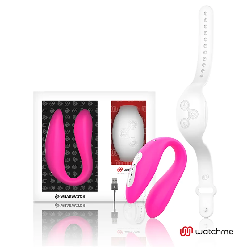 Watchme Dual Technology Vibrator Fuchsia / Snow von Wearwatch kaufen | Fesselliebe