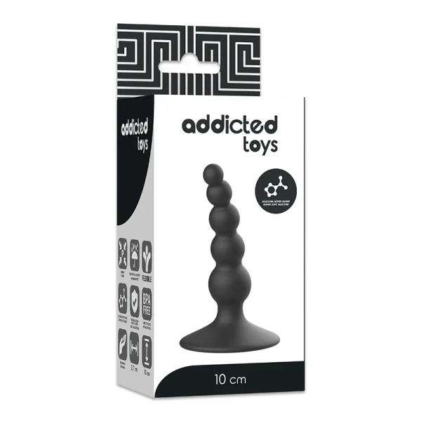 Anal Sexueller Stecker 10 cm Schwarz von Addicted Toys kaufen | Fesselliebe