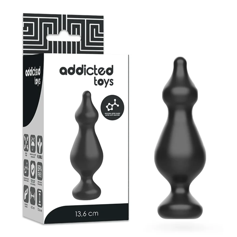 Anal Sexueller Stecker 13.6 cm Schwarz von Addicted Toys kaufen | Fesselliebe