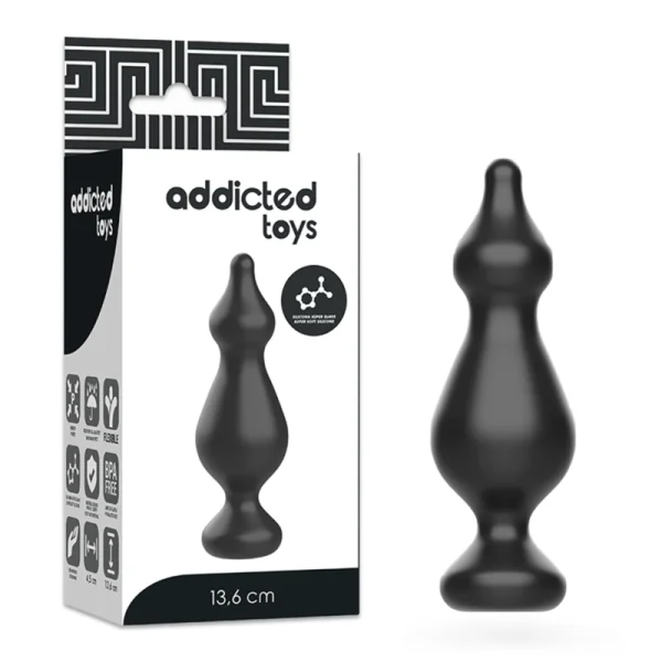 Anal Sexueller Stecker 13.6 cm Schwarz von Addicted Toys kaufen | Fesselliebe