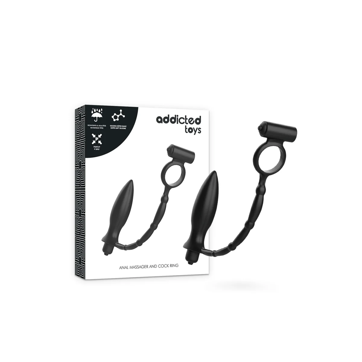 Analplug mit Vibrationsring von Addicted Toys kaufen | Fesselliebe