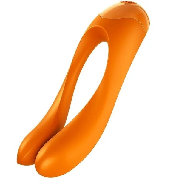Candy Cane Fingervibrator Orange von Satisfyer Vibrator kaufen | Fesselliebe