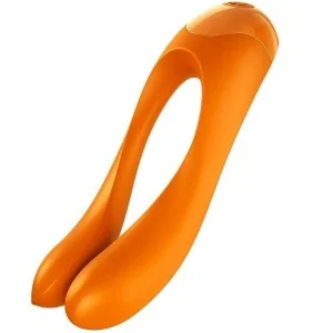 Candy Cane Fingervibrator Orange von Satisfyer Vibrator kaufen | Fesselliebe