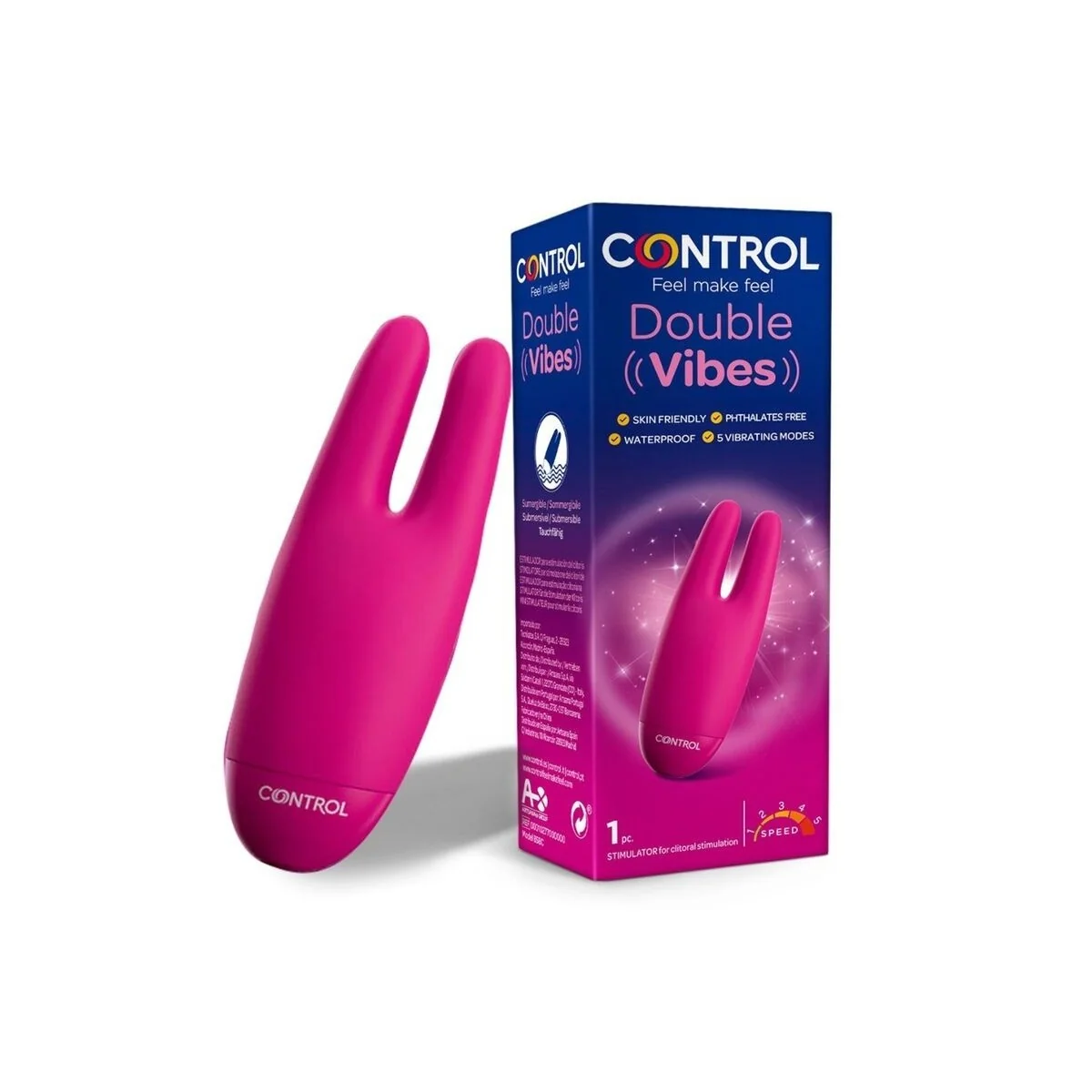 Doppelter Vibes-Stimulator von Control Toys kaufen | Fesselliebe