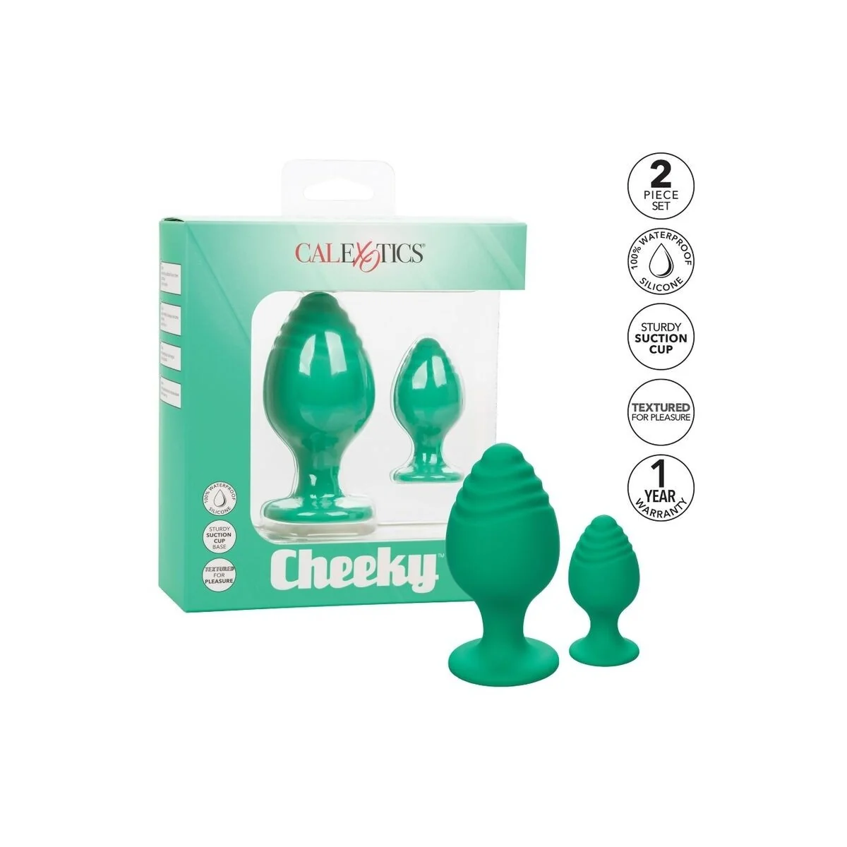 Cheeky Buttplug Grün von Calexotics kaufen | Fesselliebe