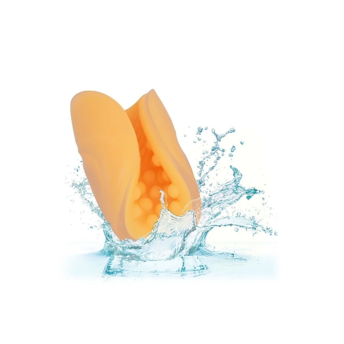 Beaded Grip Masturbator Orange von Calexotics kaufen | Fesselliebe