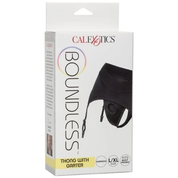 Boundless Thong mit Garter S/M von Calexotics kaufen | Fesselliebe