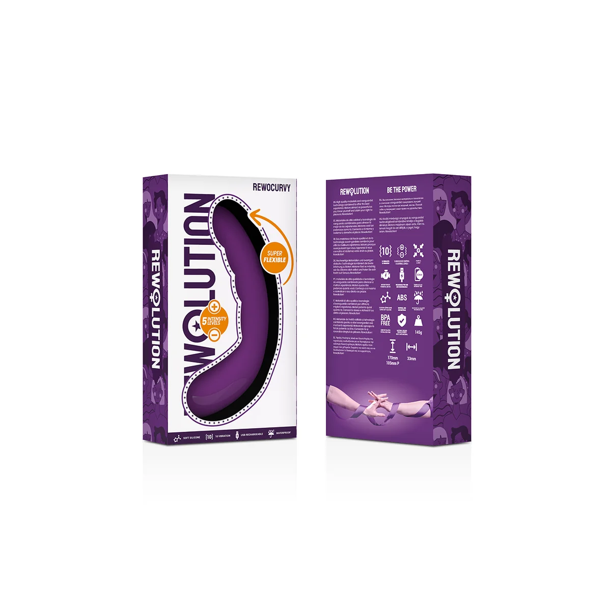 Rewocurvy wiederaufladbarer, Flexibler Vibrator von Rewolution kaufen | Fesselliebe